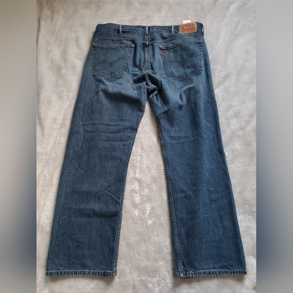 Levis 569 Jeans Mens 40x32 Relaxed Loose Fit Blue Denim - Picture 8 of 14